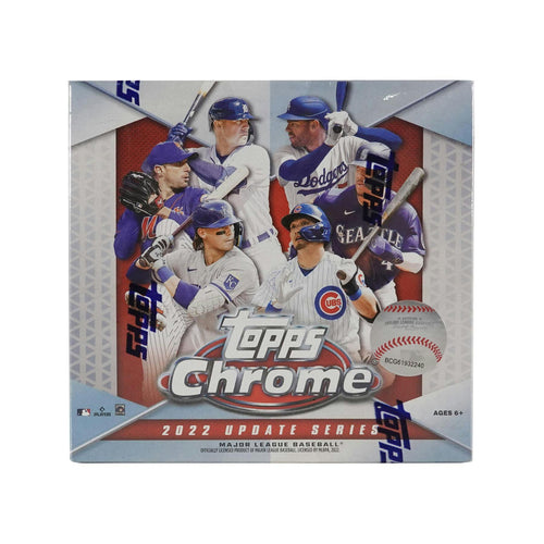 2022 Topps Chrome Update Series Baseball Mega Box sealed front - South Florida Baseball Cards