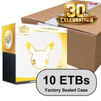 Pokemon 30th Celebration Elite Trainer 10 Box Case