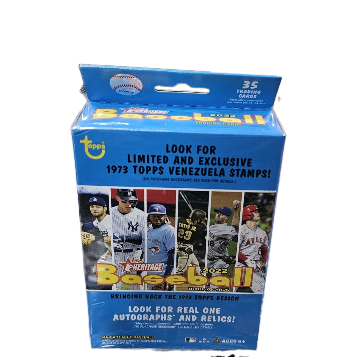 2022 Topps Heritage Baseball Hanger Box