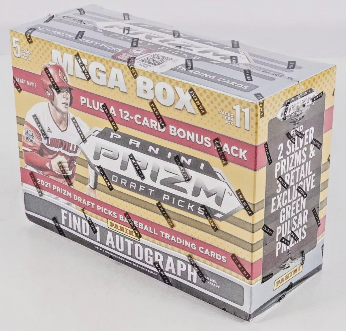 2021 Panini Prizm Draft Picks Baseball Mega 20-Box Case